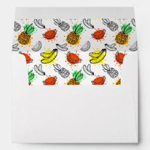 Vector Graphic Seamless Pattern Envelope