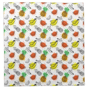 Vector Graphic Seamless Pattern Napkin