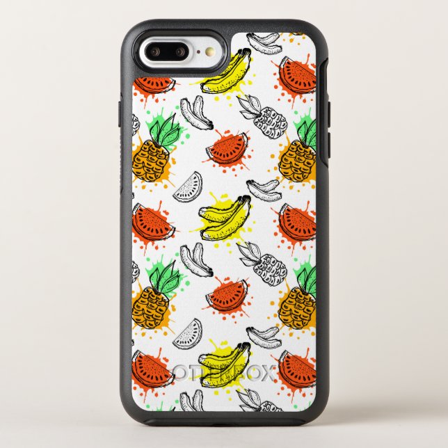 Vector Graphic Seamless Pattern Otterbox iPhone Case (Back)