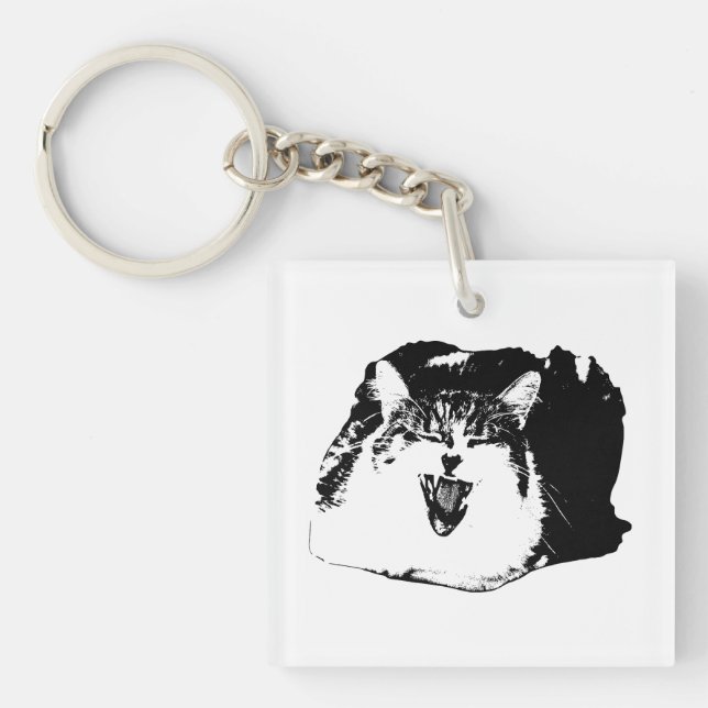 Vector Grin, Clip Smarts Keychain (Front)