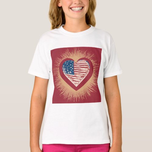 vector illustration centered design detailed flag T_Shirt