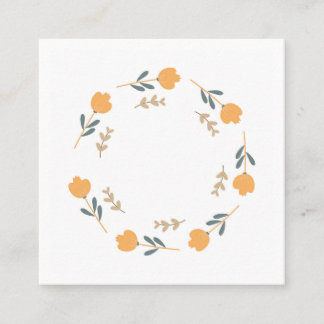 vector illustration in the form of a wreath of bra discount card
