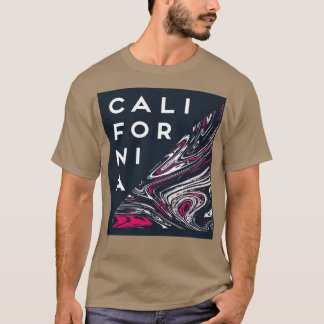 Vector Illustration Theme Surf Rider T-Shirt