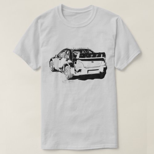 Vector Image Subaru Impreza Wrx Sti Dirty Rally T_Shirt