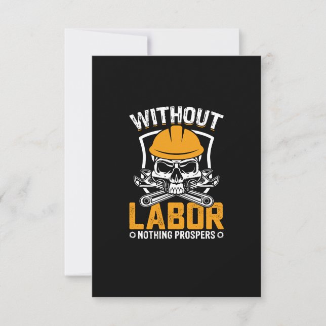 Vector labor day t-shirt design invitation (Front)