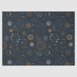 Vector Magic With Constellations Sun Moon Magic Tissue Paper