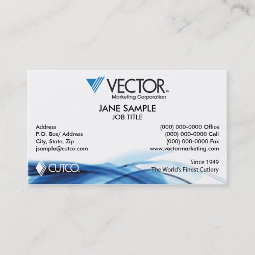 Vector Marketing Business Card