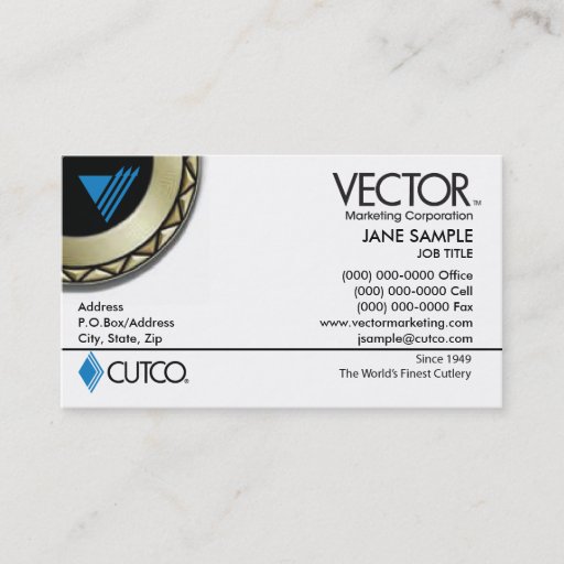 Customizable Vector Marketing Business Card