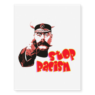 Vector - Stop Racism Temporary Tattoos