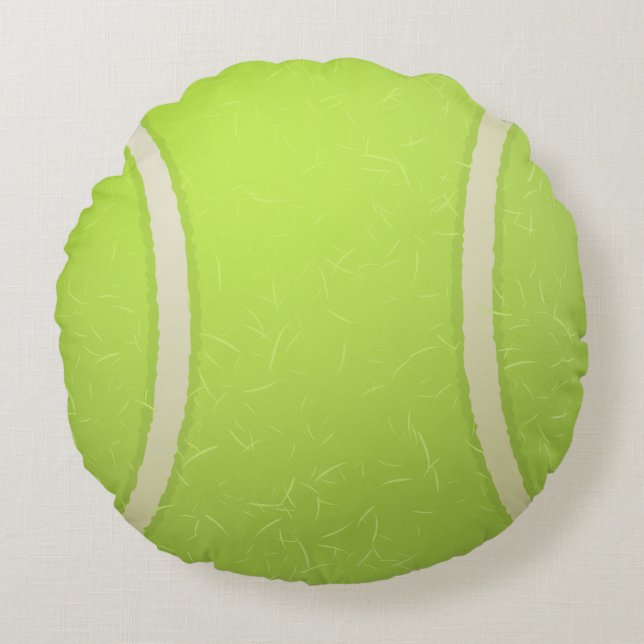 Vector - Tennis Ball Round Pillow (Front)