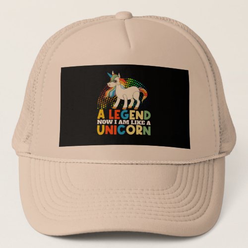 Vector unicorn t shirt design typography vintage trucker hat