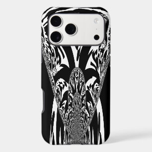 Vector Velocity Hypnotic Black White Abstract Desi iPhone 17 Pro Max Case