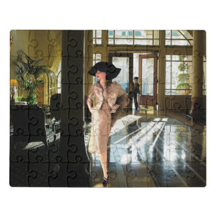 VEDAS VIRTUAL VACATION, Driskill Hotel2b Austin TX Jigsaw Puzzle