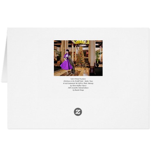 VEDA'S VIRTUAL VACATION:  Driskill Hotel Christmas (Back Horizontal)