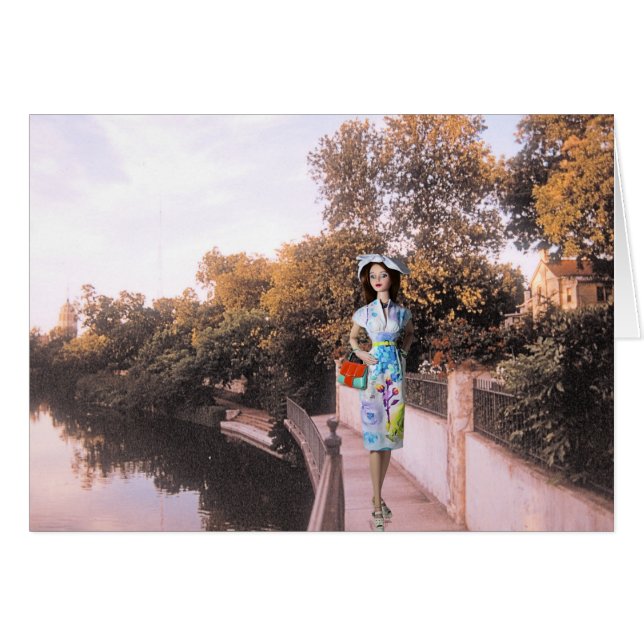 VEDA'S VIRTUAL VACATION:  San Antonio River, Texas Cards (Front Horizontal)