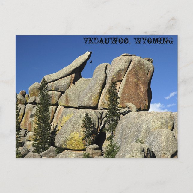 Vedauwoo, Wyoming Postcard (Front)