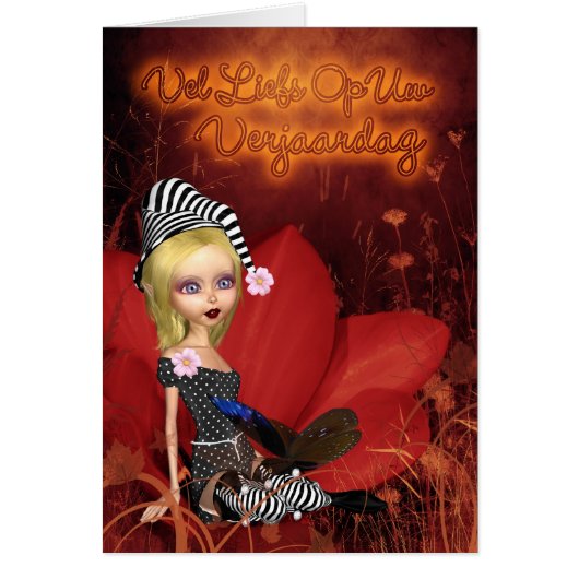 Veel Liefs Op Uw Verjaardag - Flemish - Dutch Birt (Front)