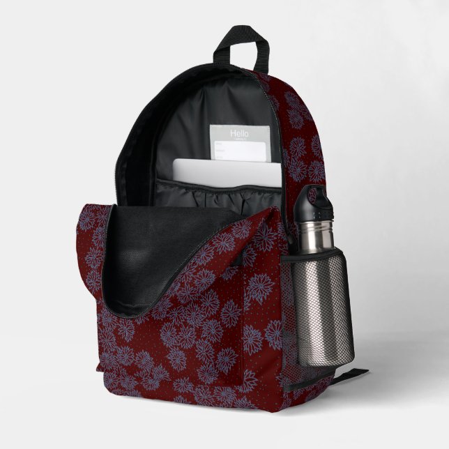 VEERA PRINTED BACKPACK (Back Corner Right (Open))