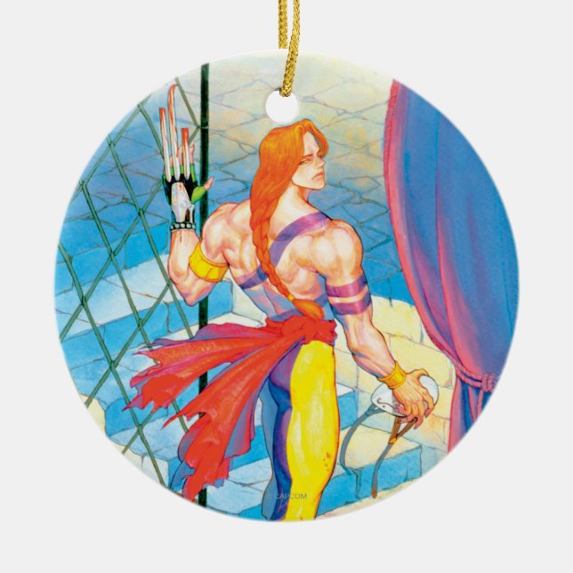 Vega After Fight Ceramic Ornament (Front)