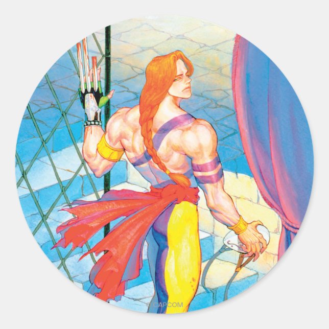 Vega After Fight Classic Round Sticker (Front)