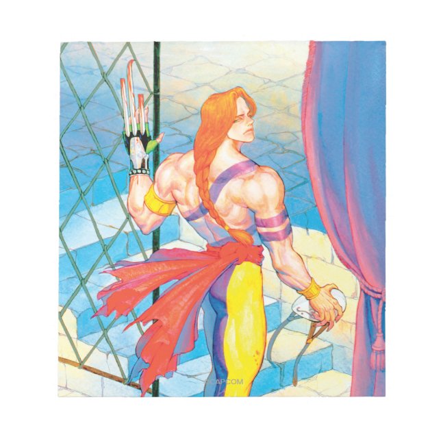 Vega After Fight Notepad (Front)