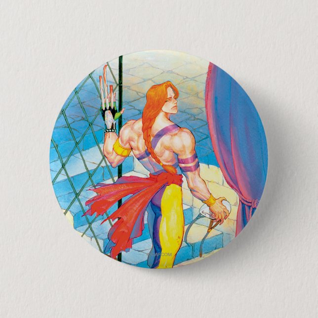 Vega After Fight Pinback Button (Front)