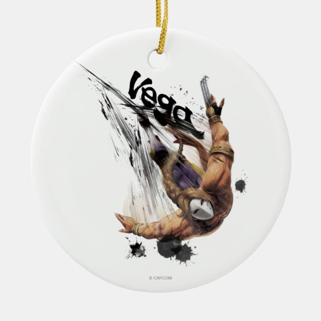 Vega Ceramic Ornament (Front)