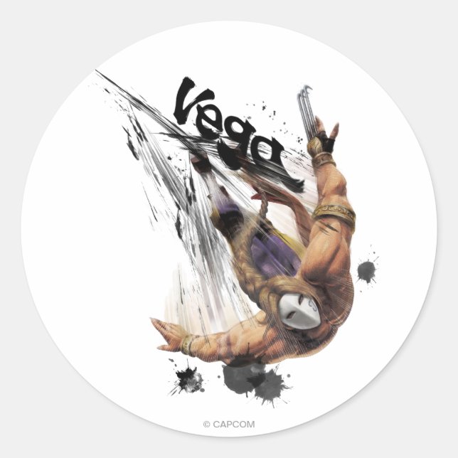Vega Classic Round Sticker (Front)