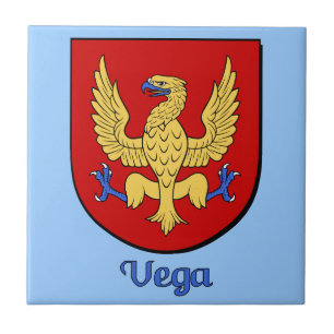 Vega Family Shield DecorativeTile Tile