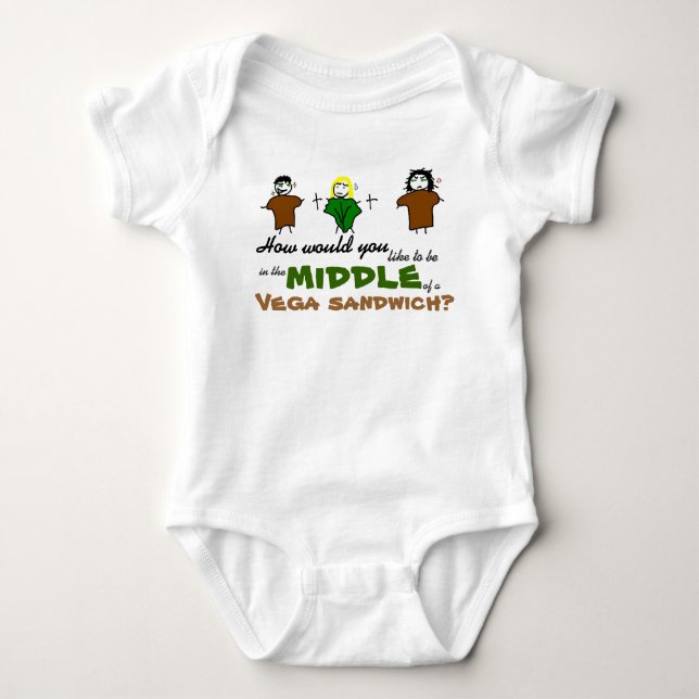 Vega sandwich + text t-shirt (Front)