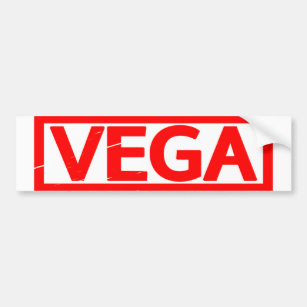 Vega Stamp Bumper Sticker