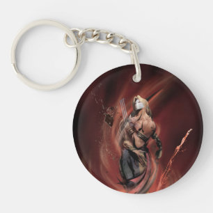 Vega Standing Keychain