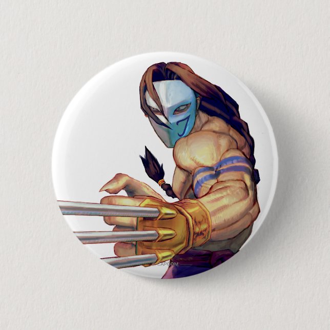 Vega With Claws Button (Front)