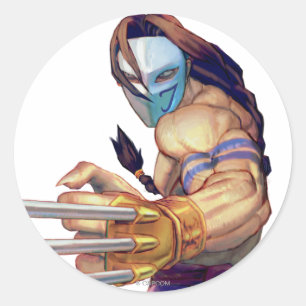 Vega With Claws Classic Round Sticker