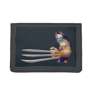 Vega With Claws Tri-fold Wallet