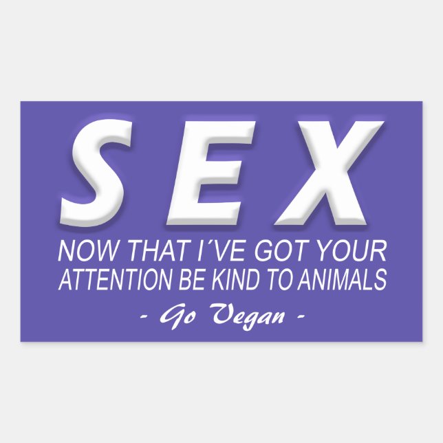 Vegan | Activism Stickers | Save the Animals (Front)