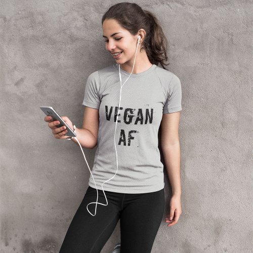 Vegan AF Funny  T_Shirt