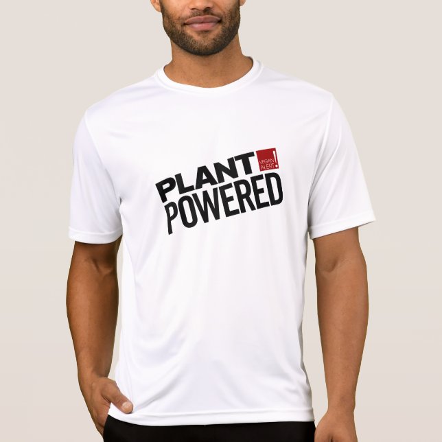 Vegan Alert! Plant Powered T-Shirt (Front)
