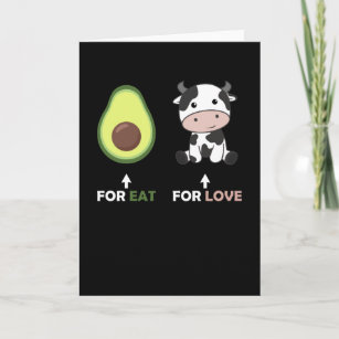 Avocado For Eat Cow For Love Sticker