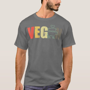 Vegan Animal Lover Vegetarian Foodie For Vegetable T-Shirt