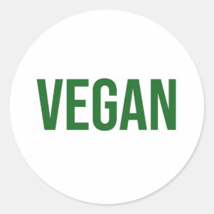 Vegan - Animal Rights Classic Round Sticker