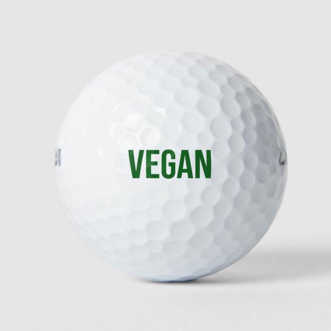 Vegan - Animal Rights Golf Balls (Front)
