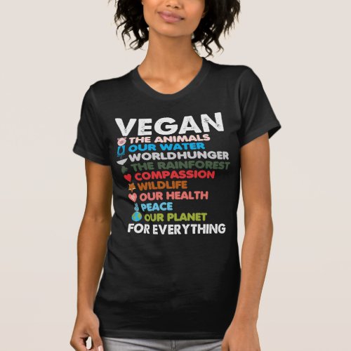 Vegan Animal Rights Protect Earth Health Planet T_Shirt