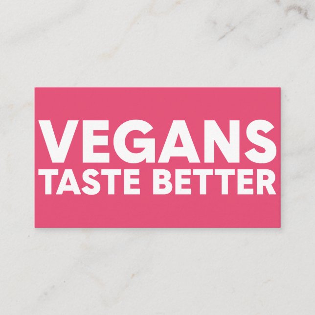 Vegan Appeal Business Card (Front)
