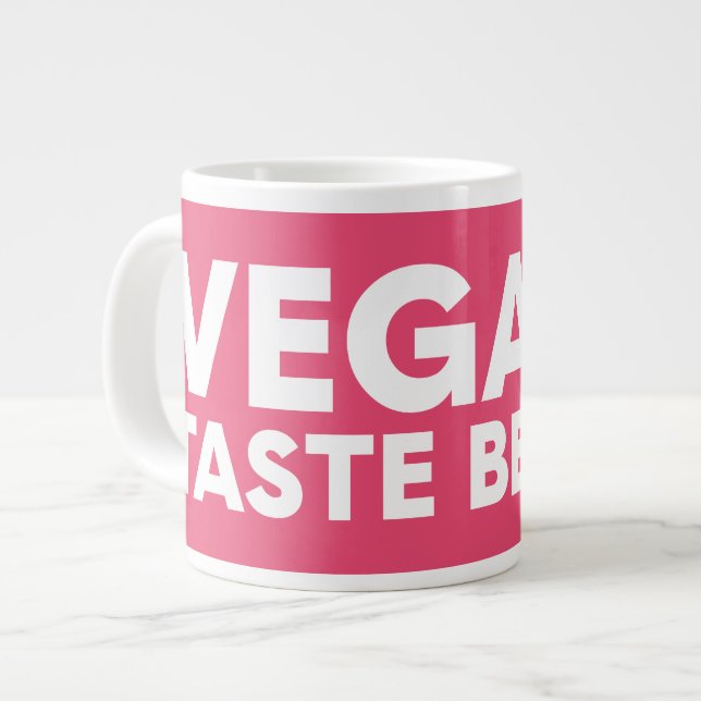 Vegan Appeal Giant Coffee Mug (Front Left)