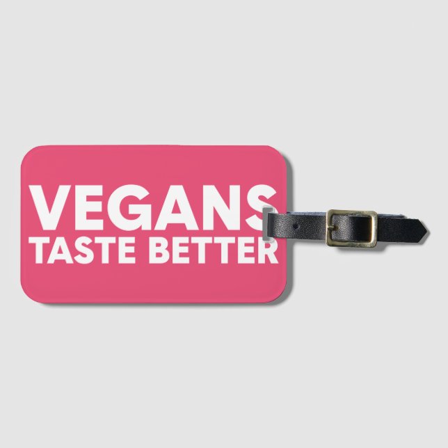 Vegan Appeal Luggage Tag (Front Horizontal)