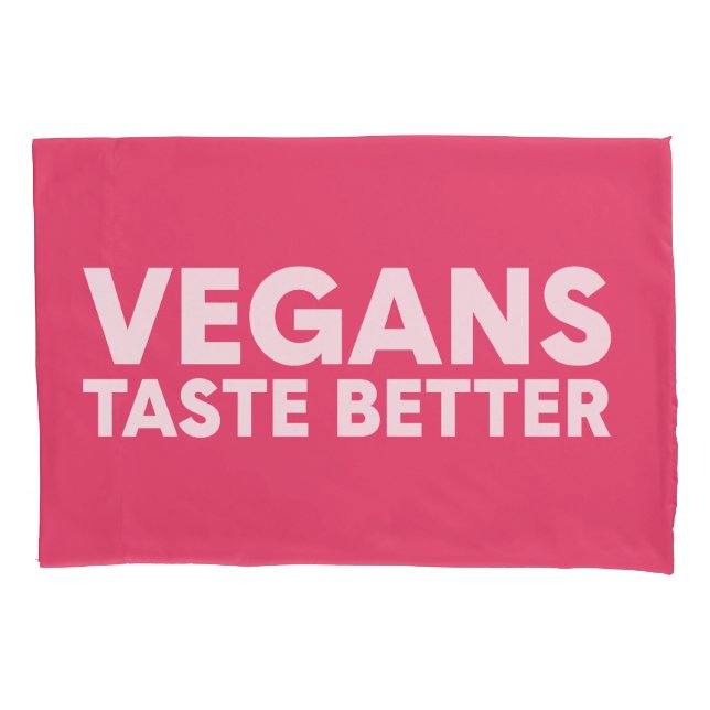 Vegan Appeal Pillow Case (Front-Left)
