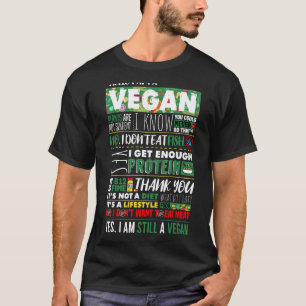 Vegan Athlete Vegetable Veggies  Plant Based Veget T-Shirt