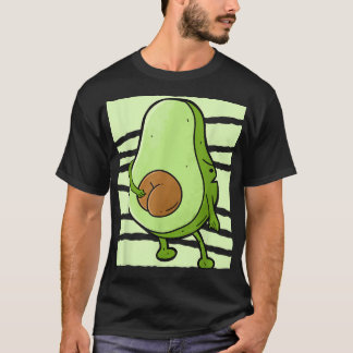 Vegan avocado butt Fleitarian Vegetarian  T-Shirt