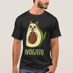 Vegan Avocado Ca  Cat Dad Mom Avogato Cinco De May T-Shirt